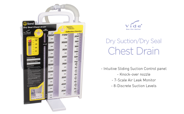 Dry Suction Dry Seal Chest Drain